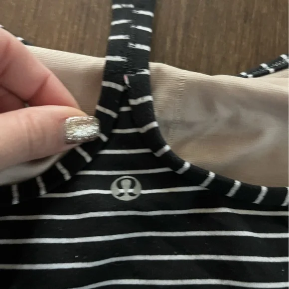 Lululemon Striped Racerback Tank - Picture 4 of 5